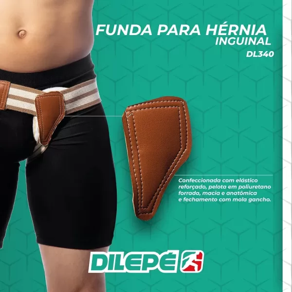 Funda para Hérnia Inguinal dl340 Dilepe