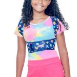 Espaldeira Postural em Brim Infantil dl280 Dilepe