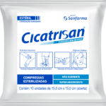 Compressa Estéril não Aderente 15x15 c/10 Cicatrisan Sanfarma