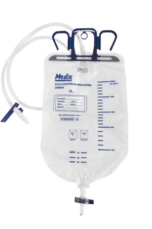 Bolsa Coletora de Urina Sistema Fechado 2000ml Medix