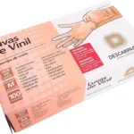 Luva de Vinil SEM PÓ c/100 Descarpack