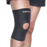 Joelheira com Orifício Reforçado Preto ksn002 Kestal