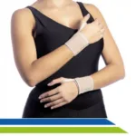 Munhequeira Elástica Simples Preta DL490 Dilepe