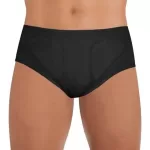 Cueca para Hernia Inguinal Dupla Preta dl261 Dilepe